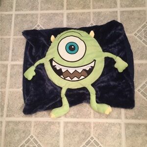 Monsters Inc. Green Character Pillow